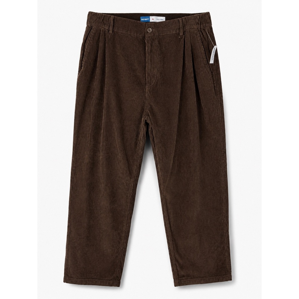 90s Brown Corduroy Baggy Skater Pants Old Navy Size XL NWT
